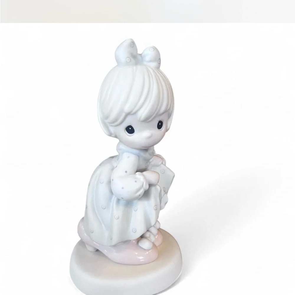 Precious Moments Porcelain Figurine - ‘Whose Gonna Fill your shoes’